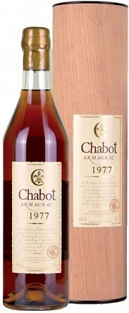 Арманьяк Chabot, в подарочной упаковке, 1977, 700 мл