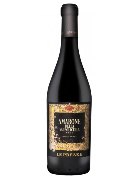 LE PREARE Amarone della Valpolicella 2018 15% 0,75л - Ле Преаре Амароне делла Вальполичелла 2018