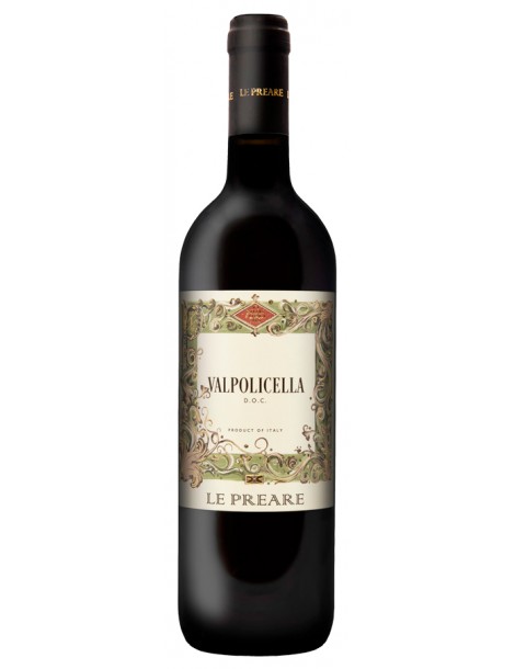 Вино Le Preare Valpolicella 2020 12,5% 0,75 л