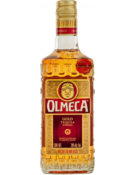 OLMECA Gold 0,7л 38% OF - Ольмека Золотая