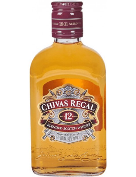 CHIVAS REGAL 12 years 0,2л 40% OF - Чивас Ригал 12 лет - Виски купажированный