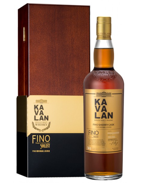 Виски Kavalan Solist Fino Sherry Cask Single Cask Strength 58,6% 0,7 л