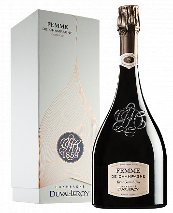 Шампанское Duval-Leroy Femme de Champagne Grand Cru Brut, в подарочной упаковке (AOP), 750 мл