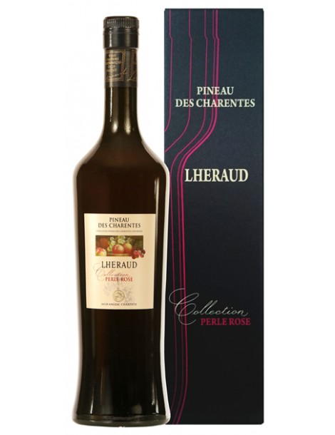 LHERAUD Pineau des Charentes Collection Perle Rose 18% 0,75л п/уп - Леро Пино де Шарант Коллексьон Перль Розе
