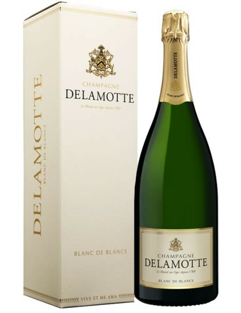 DELAMOTTE CHAMPAGNE Blanc De Blancs 12% 1,5л п/уп - Деламотт Шампань Блан Де Блан