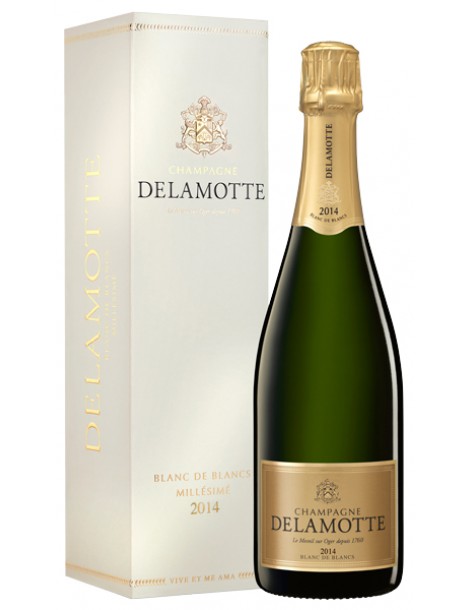 DELAMOTTE CHAMPAGNE Blanc De Blancs 2014 12% 0,75л п/уп - Деламотт Шампань Блан Де Блан