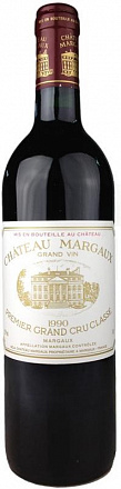 Вино Chateau Margaux, 1990, 750 мл