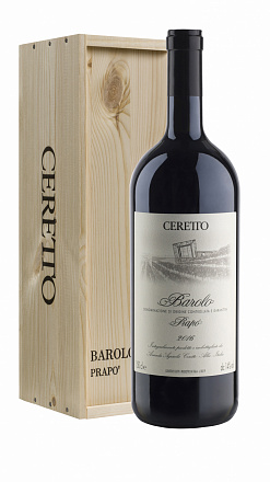 Вино Ceretto Barolo Prapo, в подарочной упаковке, 2016, 1500 мл