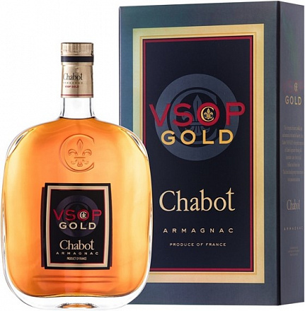 Арманьяк Chabot VSOP Gold, в подарочной упаковке, 3000 мл