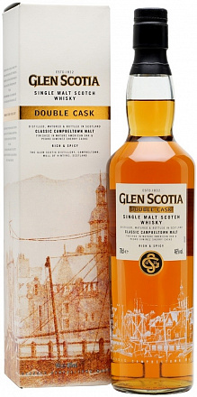Виски Glen Scotia Double Cask, в подарочной упаковке, 700 мл