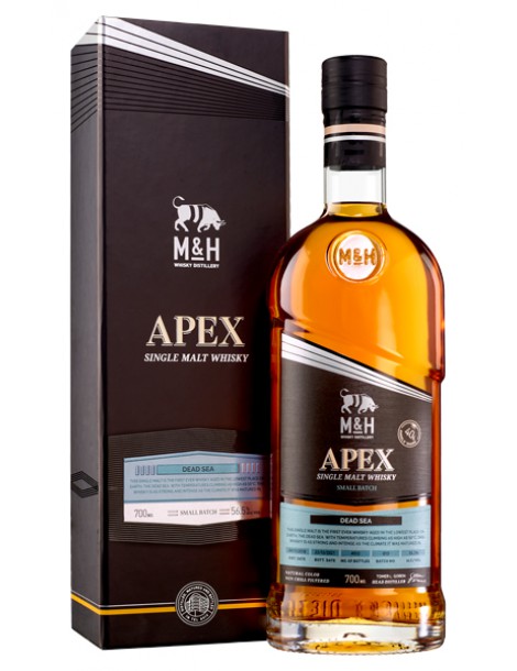 Виски M & H Apex Dead Sea 56,5% 0,7 л