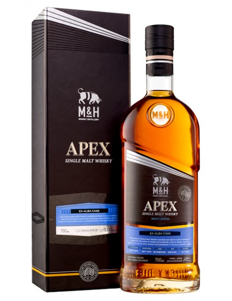 Виски M & H Apex ex-Alba Cask 53,4% 0,7 л