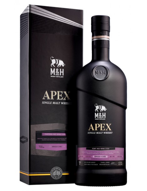 Виски M & H Apex Single Cask Fortified Red Wine Cask 63,8% 0,7 л