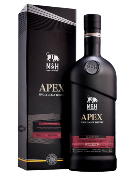 Виски M & H Apex Single Cask PX Sherry Butt 56,9% 0,7 л