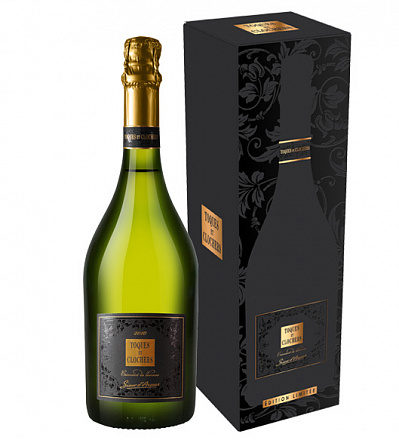 Игристое вино Toques & Clochers Cremant de Limoux Brut, в подарочной упаковке (AOP), 2011, 750 мл