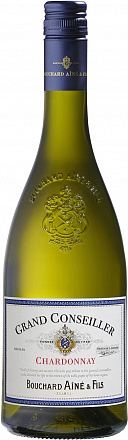 Вино Bouchard Aine & Fils Grand Conseiller Chardonnay, 2021, 750 мл