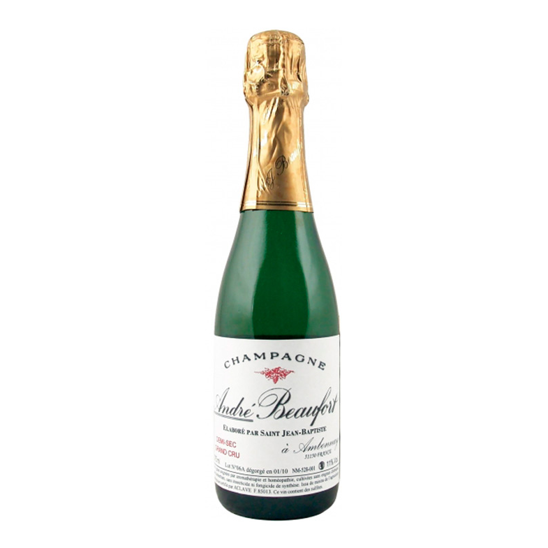 Шампанское Andre Beaufort Demi-Sec Grand Cru 375ml