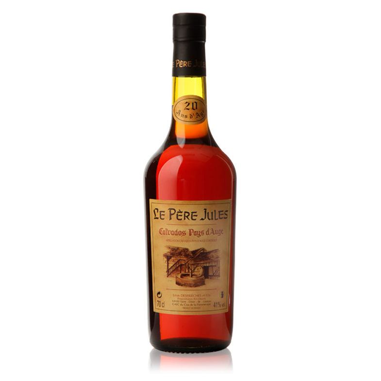 Кальвадос Le Pere Jules 20 Years Old, AOC Calvados Pays d’Auge