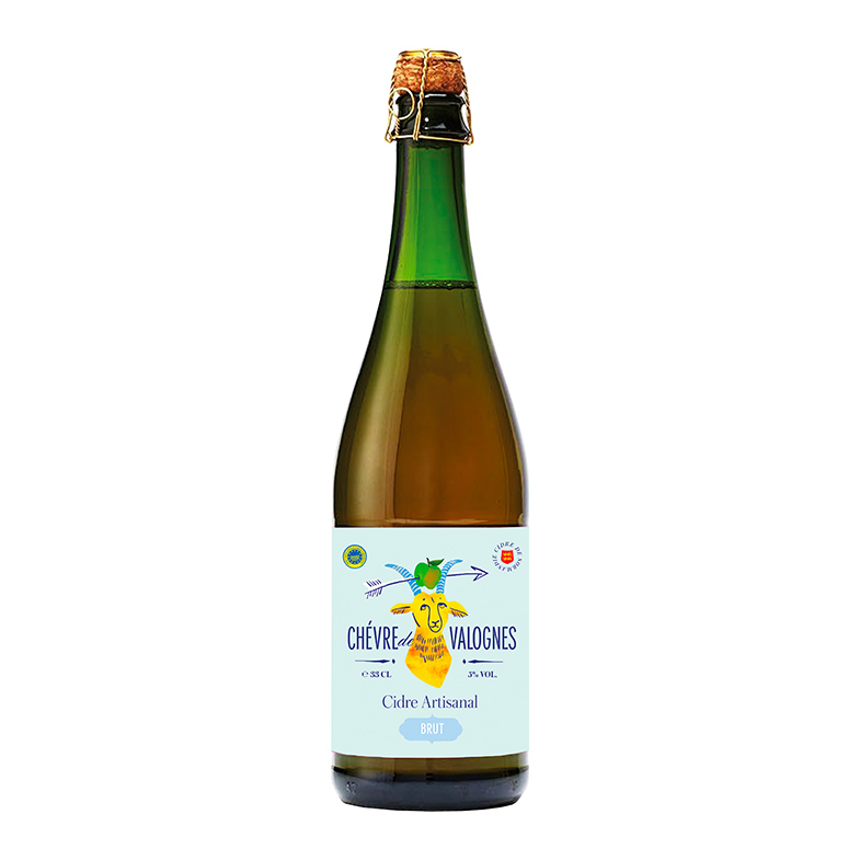 Сидр Chevre de Valognes, Cidre Artisanal Organic Brut