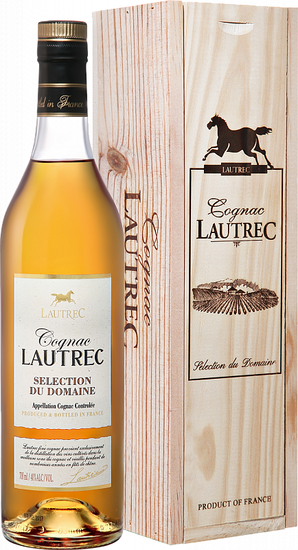 Коньяк Lautrec Cognac Selection du Domaine (gift box) - 0.7 л