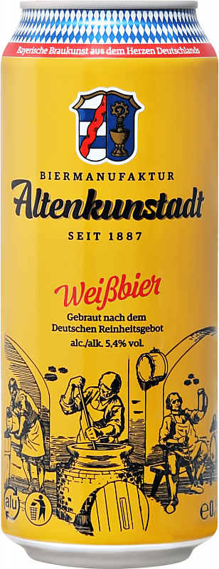 Пиво Altenkunstadt Wessbier 0.5 л