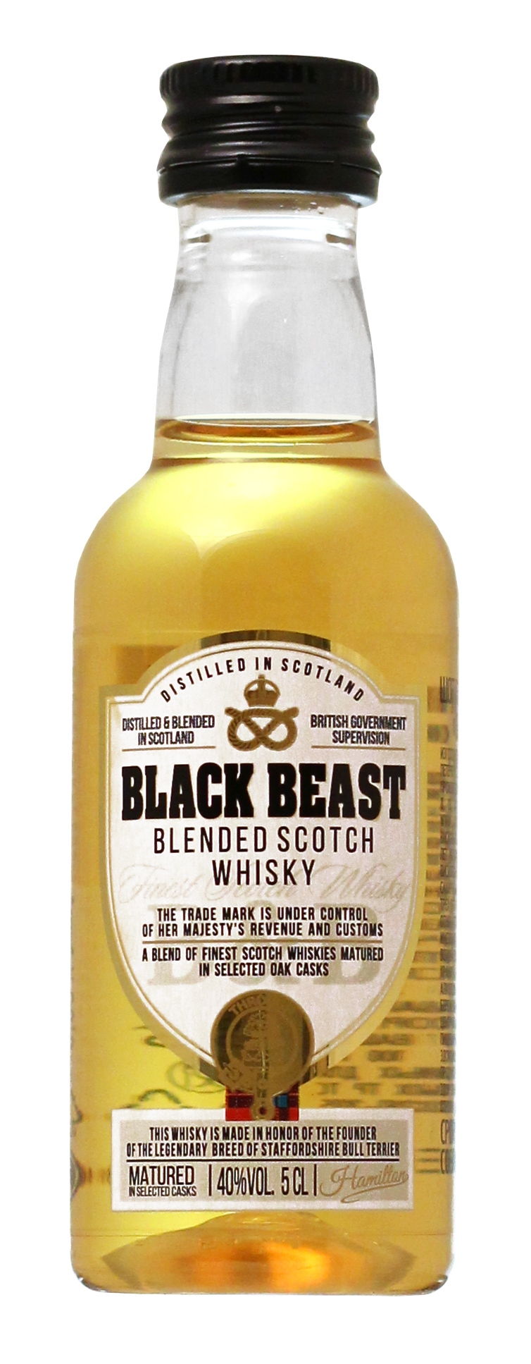 0,05 Виски шотландский купажированный BLACK BEAST (БЛЭК БИСТ) (ГЛ) (ПЭТ)