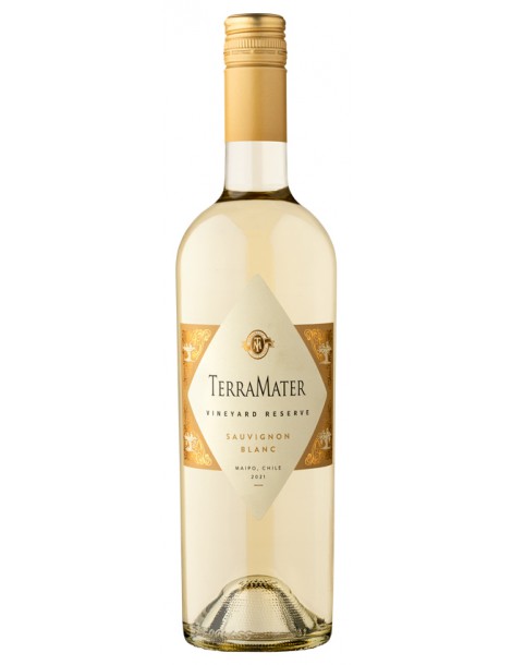 Вино TerraMater Sauvignon Blanc Vineyard Reserve 2021 13,5% 0,75 л
