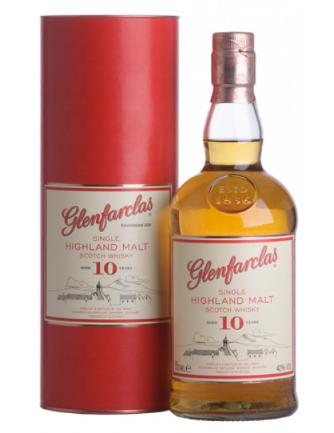 Виски Glenfarclas 10 years 40% 0,7 л