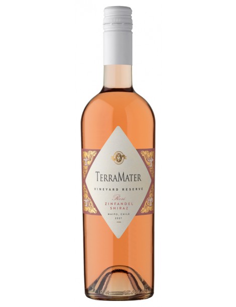 Вино TerraMater Rose Zinfandel Shiraz 2021 12,5% 0,75 л