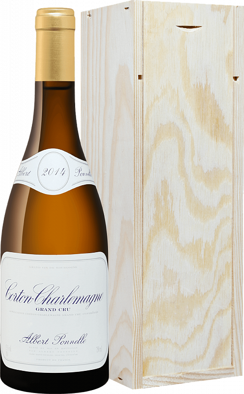 Вино Corton-Charlemagne Grand Cru AOC Domaine Albert Ponnelle (gift box) 2014 0.75 л