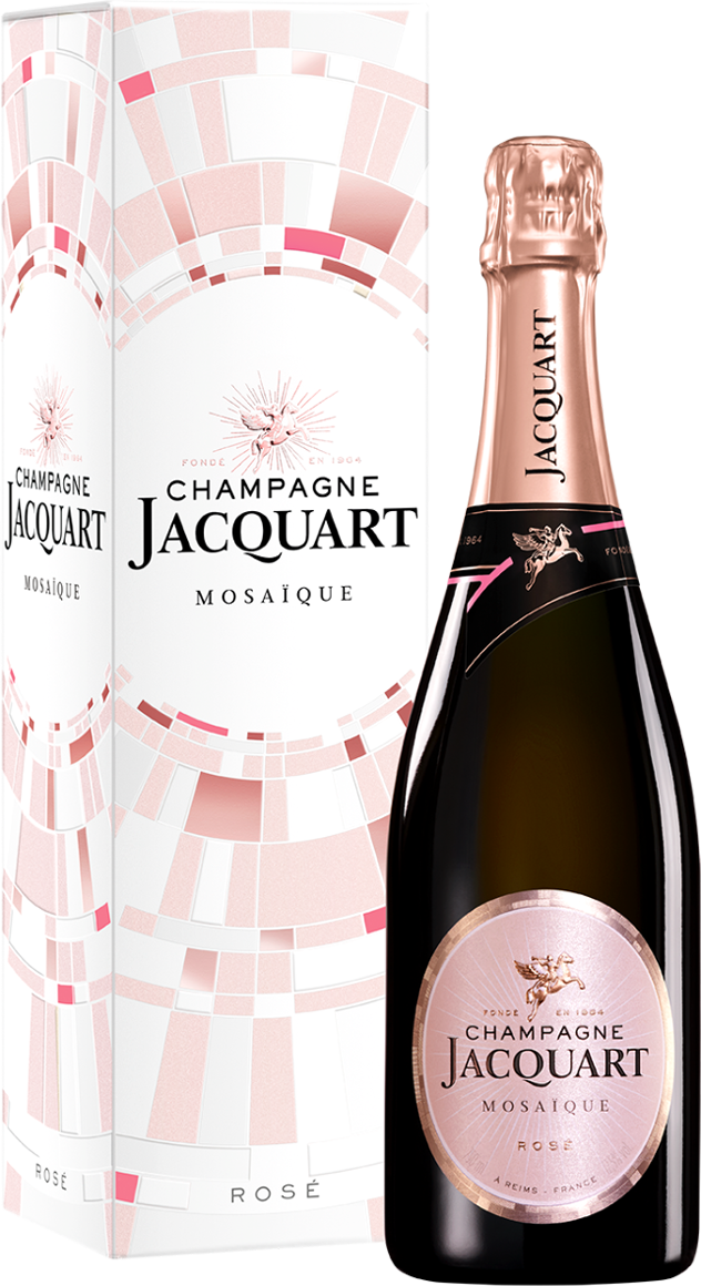 0,75 Шампань Жакарт Розе Мозаик брют роз. П/У #