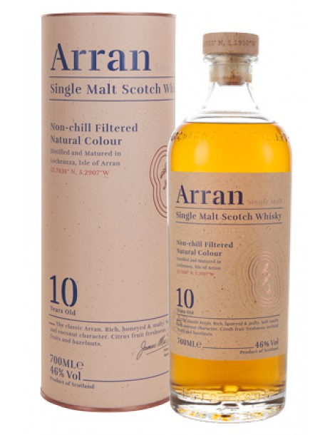 Виски Arran 10 years 46% 0,7 л