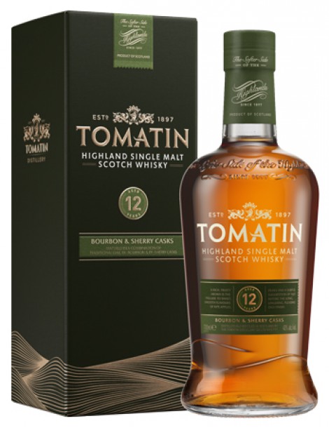 Виски Tomatin 12 years 43% 0,7 л