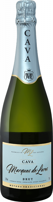 Игристое вино Marques de Lares Brut Cava DO Lopez Morenas - 0.75 л