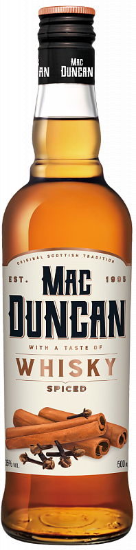 Спиртной напиток Mac Duncan With A Taste Of Whisky Spiced 0.5 л