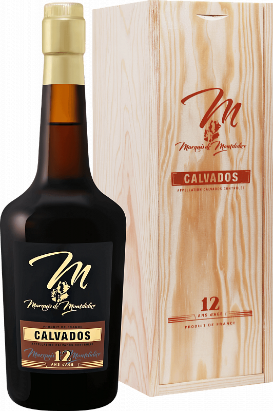 Кальвадос Marquis de Montdidier 12 y.o. Calvados AOC 0.7 л