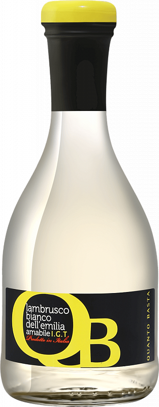Игристое вино Quanto Basta Bianco Lambrusco Dell`Emilia IGT Cantine Riunite & Civ 2020 0.2 л