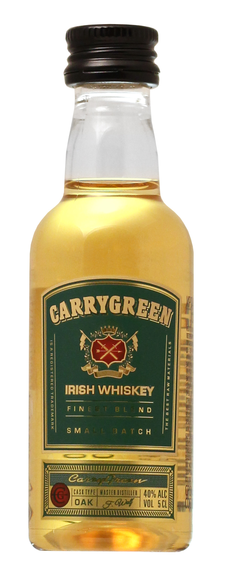 0,05 Виски ирландский купажированный "CARRYGREEN (КЕРРИГРИН)" 40% (ПЭТ)