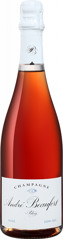 Игристое вино Andre Beaufort Polisy Reserve Rose Champagne AOC Demi-Sec 2016 0.75 л
