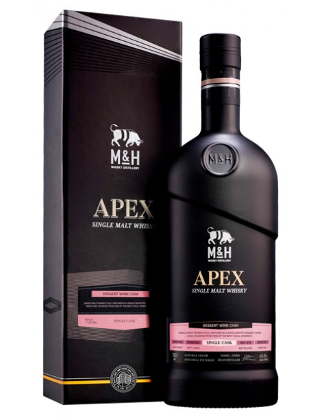 Виски M & H Apex Single Cask Dessert Wine Cask 60,8% 0,7 л