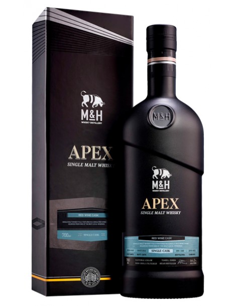 Виски M & H Apex Single Cask Red Wine Cask 64,2% 0,7 л