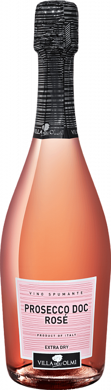 Игристое вино Rose Millesimato Spumante Extra Dry Prosecco DOC Villa degli Olmi 2020 0.75 л