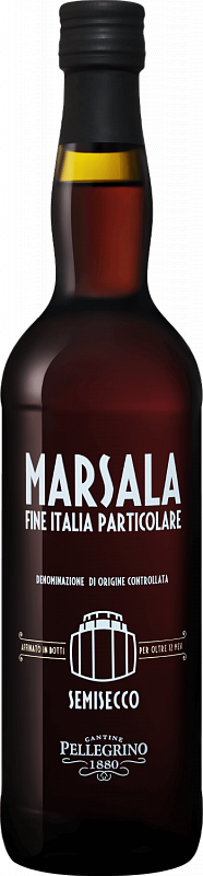 Марсала Marsala Fine Semisecco Ambra Marsala DOC Carlo Pellegrino - 0.75 л