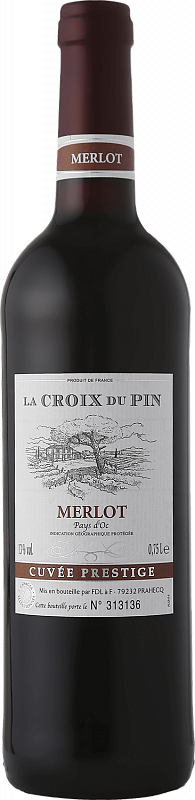 Вино La Croix du Pin Merlot Pays d