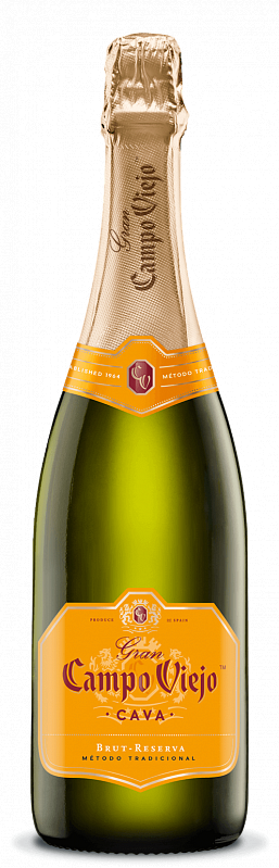 Игристое вино Gran Campo Viejo Brut Reserva Cava DO 0.75 л