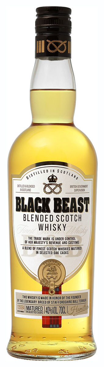 0,7 Виски шотландский купажированный BLACK BEAST (БЛЭК БИСТ) (ГЛ)