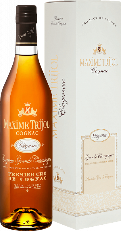 Коньяк Maxime Trijol Cognac Elegance Grande Champagne Premier Cru (gift box) - 0.7 л