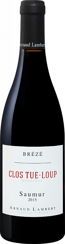 Вино Breze Clos Tue-Loup Monopole Saumur AOC Arnaud Lambert 2020 0.75 л