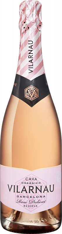 Игристое вино Brut Reserva Rose Delicat Cava DO Vilarnau - 0.75 л