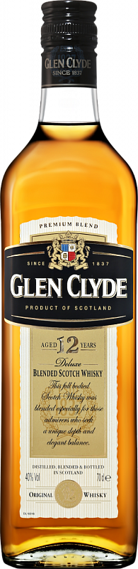 Виски Glen Clyde Blended Scotch Whisky 12 y.o. 0.7 л